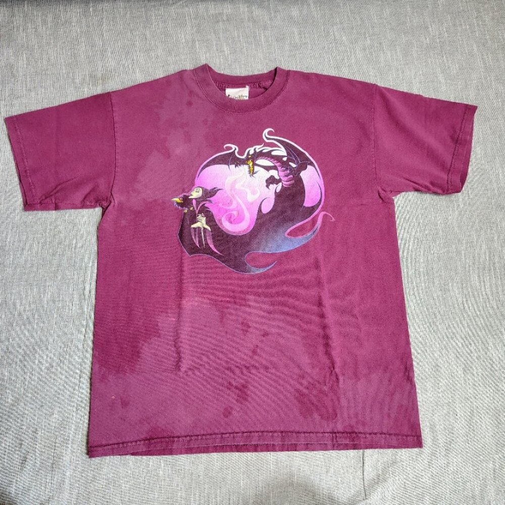 Vintage Disney Villans Maleficent‎ Snow White T-Shirt Size Large Walt World